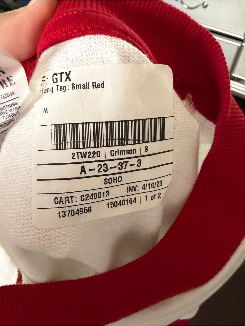 Gameday Couture U of Alabama Crimson & White College Sweatshirt Small new - Picture 3 of 4